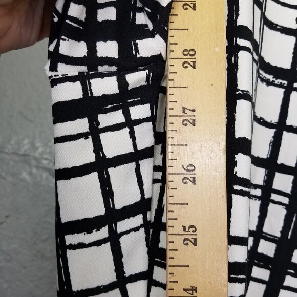 Swing Control Pants Women's 2 Paint Stripe Print Black & White Mid-Rise Golf NEW - Picture 16 of 16